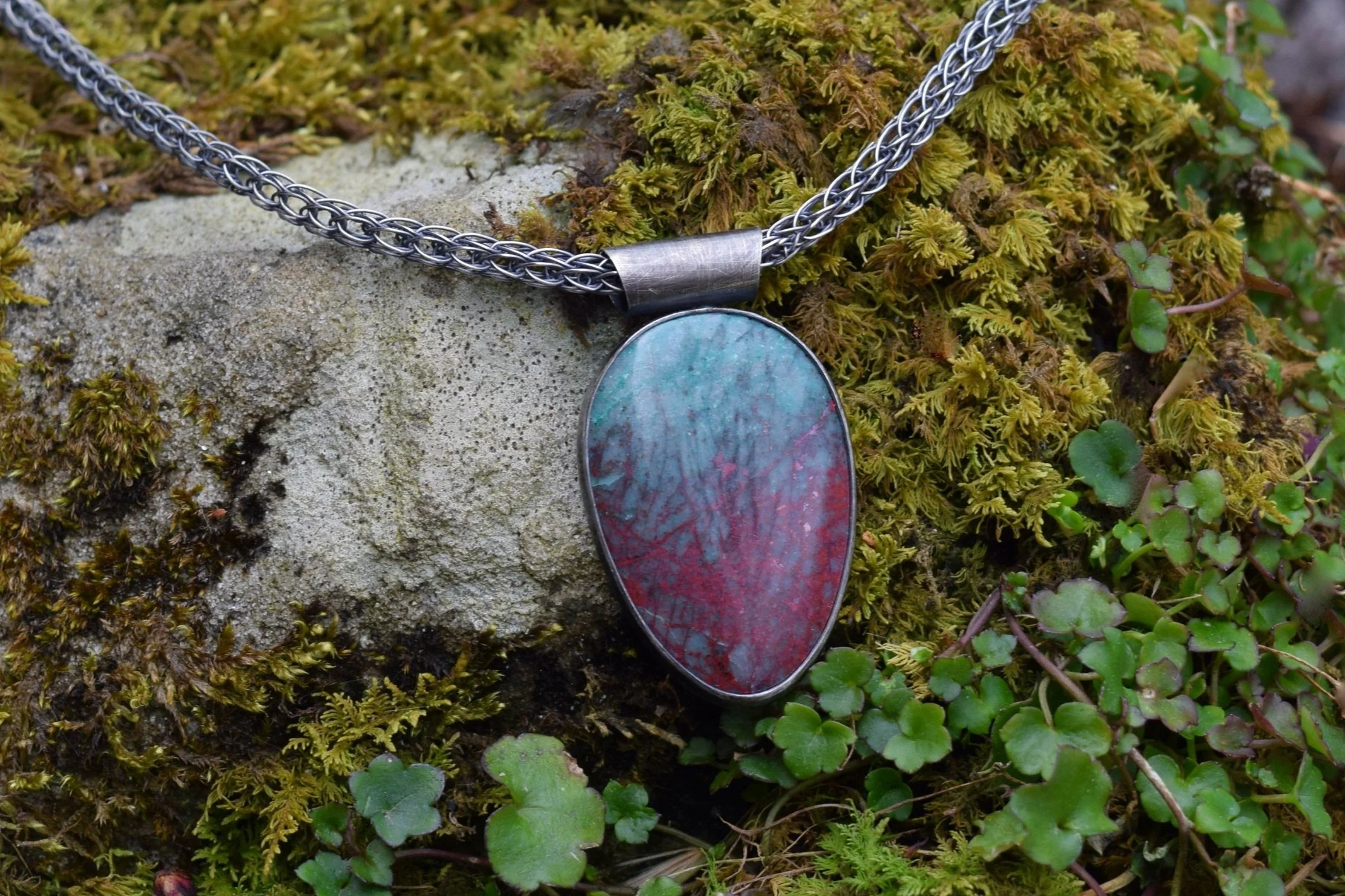 Sonora Sunrise Viking Knit Necklace — Lithic Design